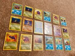 Vintage Lot of 18 First Edition 1st Edition WOTC Pokemon Cards - Image 2
