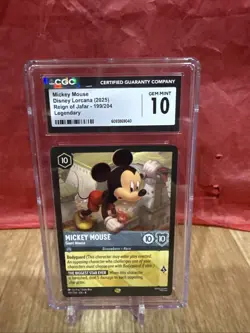 Mickey Mouse - Giant Mouse - Reign of Jafar (8) 199/204 Cgc 10 Graded Card - Image 1