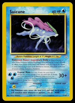 Pokemon Card - Suicune Neo Revelation 27/64 Rare - Image 1