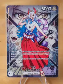 Yamato OP16-079 Leader Alternate Art The Time of Battle One PIece English Card - Image 1