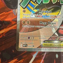 Mega Lucario ex 033 Holo Promo ME: Mega Evolution Promo Pokemon - Image 5