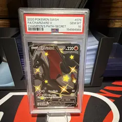 The Pokemon Company Charizard V 79/73 Secret Rare Full Art Holo PSA 10 EN 2020 - Image 1