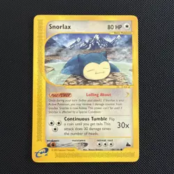 Pokemon SKYRIDGE - #100/144 Snorlax - Nonholo - ENG - NM - Image 1