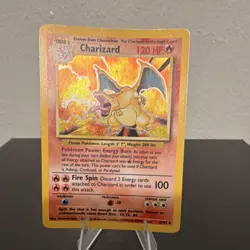 Wizards of the Coast Pokemon TCG Charizard 4/102 Base Set Holo Rare EN - Image 4
