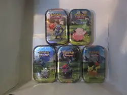 Pokemon: Ascended Heroes 5-mini tin bundle (1 of each character set) *NEW/SEALED - Image 1