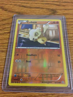 Cubone 60/124 B&W Dragons Exalted Reverse Holo Pokemon Card TCG Trading Game - Image 1