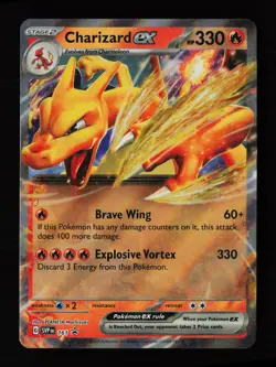 Charizard ex 161 Holo Promo Scarlet & Violet Promo Pokemon Cards - Image 1