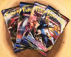 1pk: Sword And Shield (Base) Booster Pack - Cover @Random Pokemon ☆REVIEWED☆ - Image 1