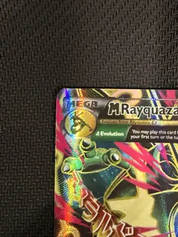 Pokemon M Rayquaza EX Full Art Ultra Rare Holo Roaring Skies 105/108 220HP 2015 - Image 3
