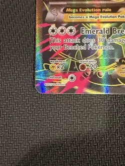 Pokemon M Rayquaza EX Full Art Ultra Rare Holo Roaring Skies 105/108 220HP 2015 - Image 4