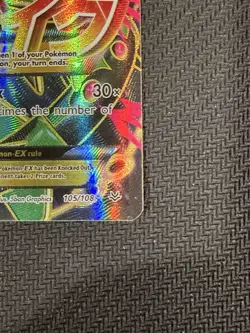 Pokemon M Rayquaza EX Full Art Ultra Rare Holo Roaring Skies 105/108 220HP 2015 - Image 5