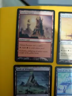 1 of each Artifact Land + glimmervoid MTG 6 Card Mirrodin inc ancient den,synod - Image 5