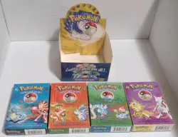 Pokemon TCG Empty Theme Boxes & Two Display Stands - Image 1