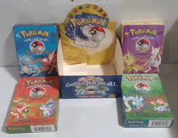 Pokemon TCG Empty Theme Boxes & Two Display Stands - Image 3