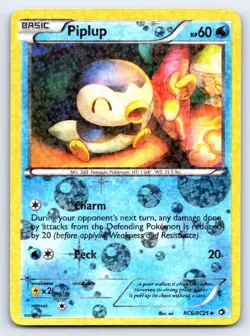 Piplup RC6/RC25 Holo Uncommon Legendary Treasures: Radiant Collection Pokemon LP - Image 1