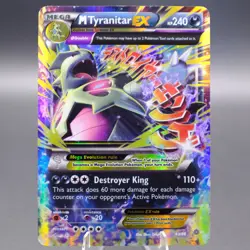 M Tyranitar EX 43/98 Ultra Rare XY - Ancient Origins Pokemon TCG MP - Image 1