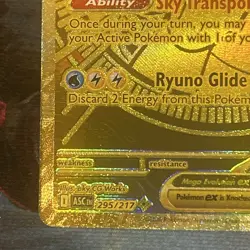 Pokemon TCG Mega Dragonite EX Ascended Heroes 295/217 Gold Hyper Rare NM/M - Image 5