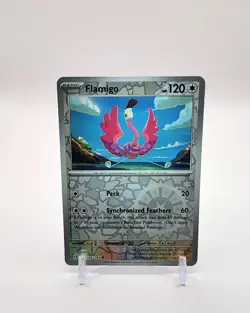 Flamigo Uncommon Reverse Holo Pokemon TCG Obsidian Flames 185/197 - Image 1