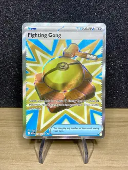 TRAINER - Fighting Gong (168/132) ~ Mint/NM Mega Evolution Full Art Pokemon TCG - Image 1