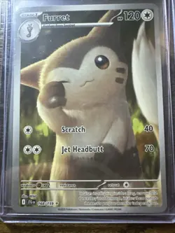 Furret 168/159 Illustration Rare, Journey Together, Full Art Holo, Pokemon TCG - Image 1