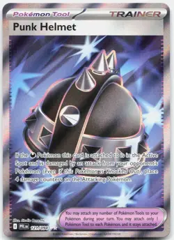 Punk Helmet 121/094 Ultra Rare Phantasmal Flames Pokemon Near Mint - Image 1