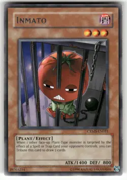 Inmato Crimson Crisis Rare Yugioh Lightly played - Image 1
