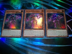 3x Vision HERO Faris 1st Edition Super Rare RA01-EN004 Yu-Gi-Oh! - Image 1