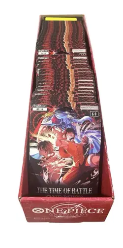 One Piece The Time Of Battle OP16 Sleeved Booster Packs Lot Of 50 English - Image 1