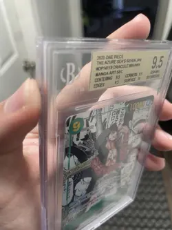 Bandai One Piece Azure Sea's Seven Dracule Mihawk OP14-119 Manga BGS 9.5 - Image 5