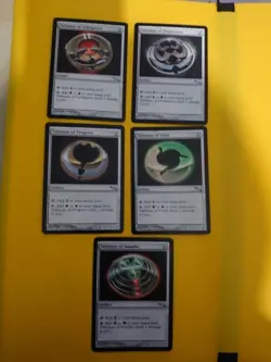 Talisman Artifact x5. 1 each MTG Card.Mirrodin.Impulse, unity,progress,dominance - Image 1