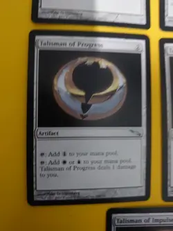 Talisman Artifact x5. 1 each MTG Card.Mirrodin.Impulse, unity,progress,dominance - Image 4