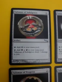 Talisman Artifact x5. 1 each MTG Card.Mirrodin.Impulse, unity,progress,dominance - Image 5