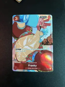 Bandai One Piece Romance Dawn Franky OP01-021 Super Rare Foil Alt Art English - Image 1