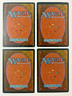 MTG Dark Ritual Revised Playset 4x Magic 3rd Ed Black Interrupt Spell Set - Image 2