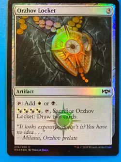 MTG 1x FOIL Orzhov Locket Ravnica Allegiance Pauper Magic the Gathering x1 NM - Image 1