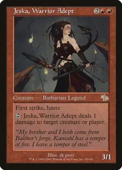 Jeska, Warrior Adept JUD MP MTG - Image 1