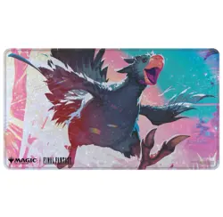 Ultra Pro MTG Final Fantasy Traveling Black Chocobo Holofoil Playmat NEW - Image 1