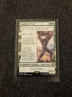 Magic The Gathering MTG - Summon: Titan - FIN - Image 1