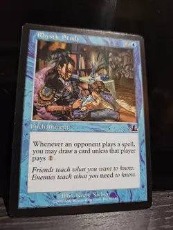 MTG Rhystic Study - Prophecy - Lightly Played - Image 1