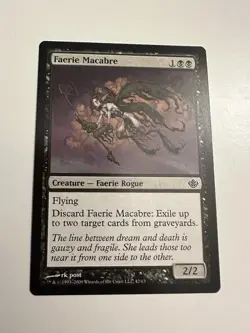 MTG. Faerie Macabre. Duel Decks Anthology: Garruk vs. Liliana. Lp - Image 1