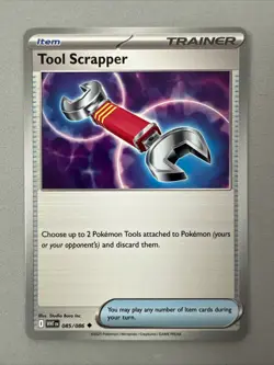 Pokemon TCG * SV White Flare 085/086 Tool Scrapper Uncommon * FRESH PK - Image 1