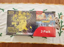 Pokemon Surging Sparks ETB & Booster Bundle Costco 2-pack - Image 1