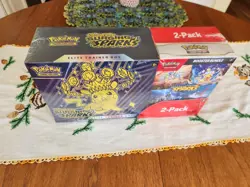 Pokemon Surging Sparks ETB & Booster Bundle Costco 2-pack - Image 2