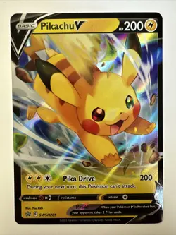Pokemon SWSH Promotional (Promo) ULTRA RARE Pikachu V SWSH285 - NM (2) - Image 1
