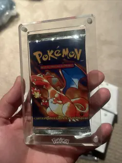 1999 VTG Pokemon Base Foil Pack 1st Edition Charizard Spanish Sealed HEAVY 21g - Image 3