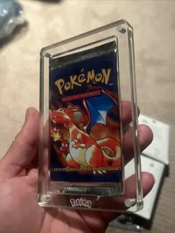 1999 VTG Pokemon Base Foil Pack 1st Edition Charizard Spanish Sealed HEAVY 21g - Image 5