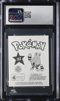 Heracross Pokemon Merlin (2001) Series 3 - 32 Holographic CGC 10 - Image 2