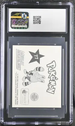 CGC 10 Mareep Pokemon Merlin (2001) Series 3 - 77 Holographic (POP 2) - Image 2