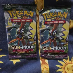 Pokemon TCG Sun and Moon Guardians Rising 2x Booster Packs New & Sealed - Image 1