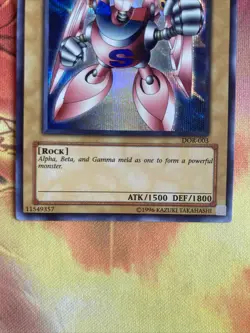 DOR-003 Gamma The Magnet Warrior (NM/NM+) Prismatic-Secret Rare Yugioh! - Image 3